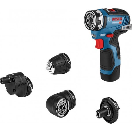 Bosch Bleu 06019H3009 GSR 12V-35 FC Perceuse sans fil 12V 3.0Ah Li-Ion en L-Boxx