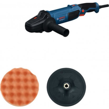 Bosch Bleu 06013A2300 Polisseuse GPO 11-180 S Poignée, tampon de support, tampon de polissage