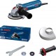 Bosch Bleu 06013A6020 GWS 12-125 S Meuleuse d'angle en boîte avec couvercle de protection