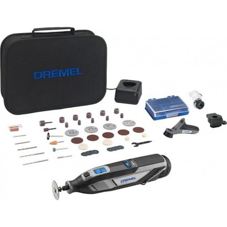 Dremel Outil multifonction sans fil 8240, 1x batterie 12 V 2 Ah, 45 accessoires