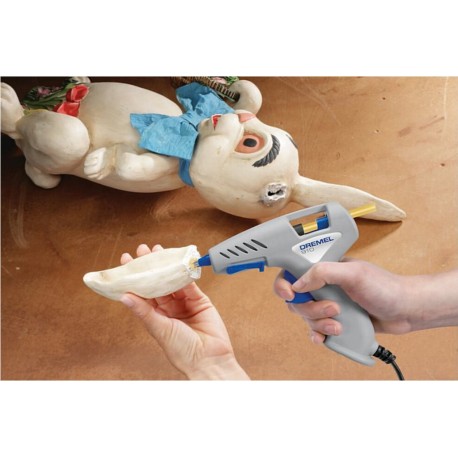 Dremel Pistolet à colle 910-3 outil compact (165 °C) avec 3 accessoires