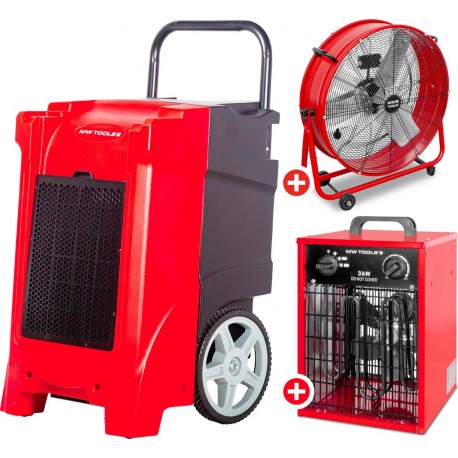 Metal Works 722313745 BDP90SETAH Sécheur de chantier PE 90L/jour + évent MV600L+ WEL33