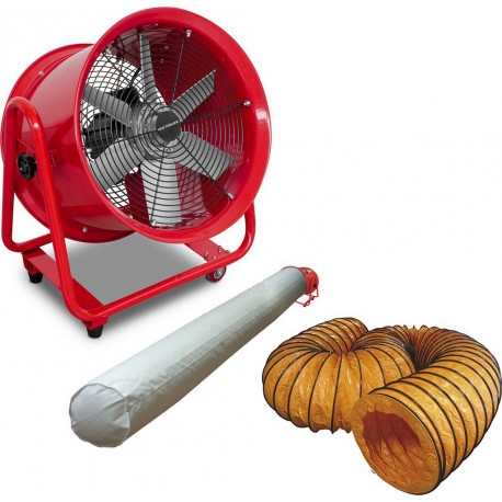 Metal Works 722313516 MV400R3SET Ventilateur mobile MV400R3 avec tuyau et sac filtrant