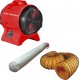 Metal Works 722313519 MV200PPSET Ventilateur MV200PP avec tuyau et sac filtrant