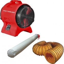 Metal Works 722313519 MV200PPSET Ventilateur MV200PP avec tuyau et sac filtrant