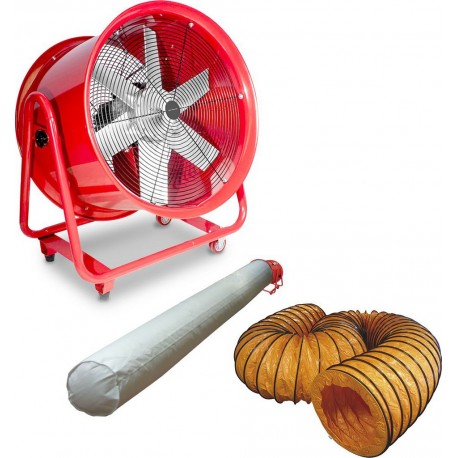 Metal Works 722313514 MV600R3SET Ventilateur mobile MV600R3 avec tuyau et sac filtrant