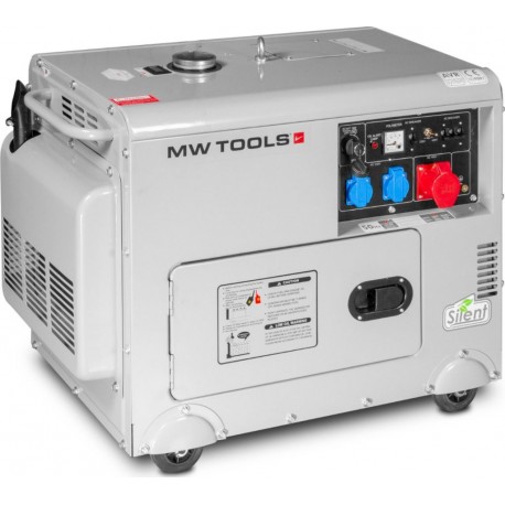 Metal Works 724562240 DG65E Générateur Diesel 1x230V 4.8KW / 3x400V 6.0KW