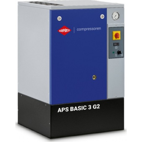 Airpress 362803 Compresseur rotatif à vis APS 3 Basic G2 10 bar 3 hp/2.2 kW 294 l/min