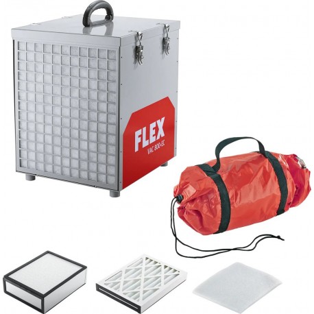 Flex-tools 532859 VAC 800-EC Air Protect 14 SET Épurateur d'air pour bâtiments, classe de poussière M