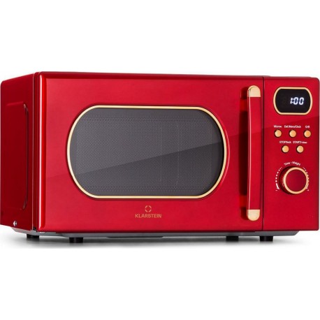 Klarstein Micro ondes grill Julieta grill 20L 800 W Ø25,5cm Rouge