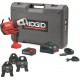Ridgid 69823 RP350-B Kit Standard 12 - 108 mm jeu de base Pince 18V 2.5Ah Li-Ion mâchoire M 15-22-28