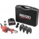 Ridgid 76948 RP115 Raclette à batterie 12 V 2,5 Ah + 3 mâchoires M15-18-22