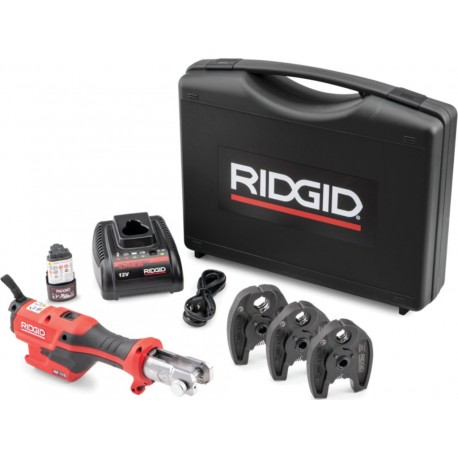 Ridgid 76948 RP115 Raclette à batterie 12 V 2,5 Ah + 3 mâchoires M15-18-22