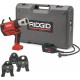 Ridgid 67128 RP350-C Kit Standard 12 - 108 mm set de base Pince à sertir 230V + 3 mâchoires V 15-18-22