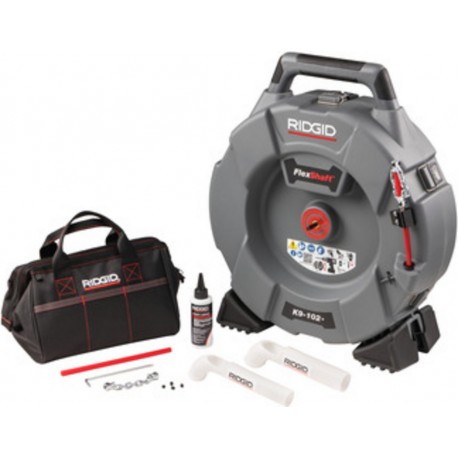 Ridgid 76193 FlexShaft K9-102+ Ensemble de machines de nettoyage d'égouts 32-50 mm