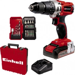 Einhell Perceuse-visseuse à percussion sans fil TE-CD 18/2 Li-i +22 (1x2,5 Ah) 4514220
