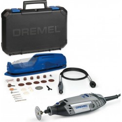 Outil multifonction de précision Dremel 3000-2/25 (130 W), 25 accessoires, 2 pièces jointes pour les projets de bricolage créati