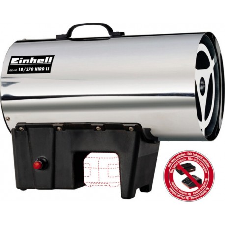 Einhell Générateur d'air chaud sans fil GE-HG 18/370 Niro Li-Solo D/AT 2330805