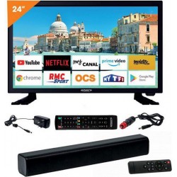 Antarion TV LED Pack Tv Led 24&-34 60cm Téléviseur Smart T