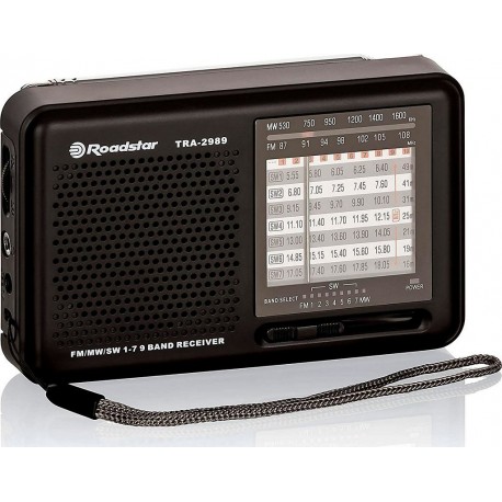 Roadstar Radio FM TRA-2989 Radio Portable Multibande AM/FM