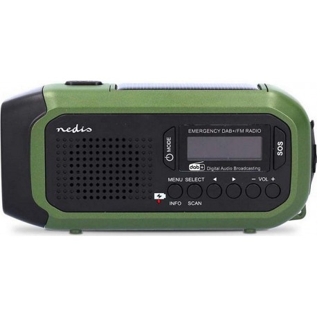 Nedis Radio DAB Radio DAB+ Alimenté par port USB Noir