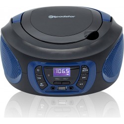 Roadstar Radio CD CDR-365U/BL Radio CD Portable FM