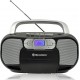 Roadstar Radio cassette RCR-4635UMPBK Radio CDCassette Portable