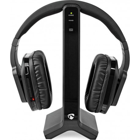 Nedis Casque avec Station de Charge et Portée 25 m