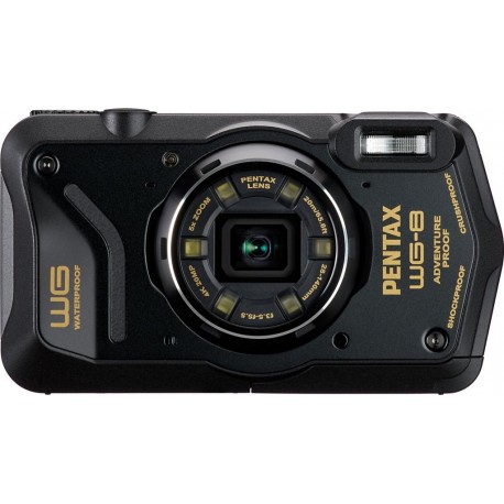 Pentax Appareil photo Compact WG-8 Noir