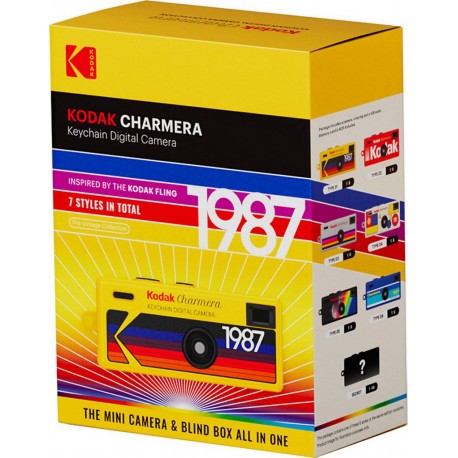Kodak Appareil photo Compact Porte-clés Charmera 6 couleurs aléatoires