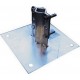 Metronic Antenne extérieure Fixation plaque de base acier galva pour