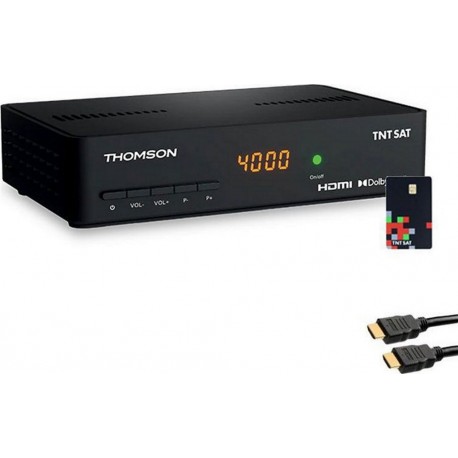 Thomson Décodeur satellite Pack Récepteur Tv Satellite Full Hd + C