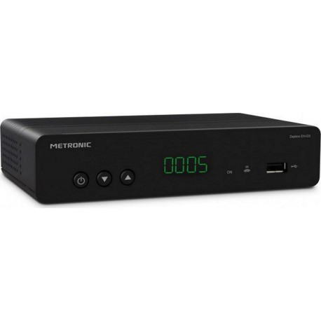 Metronic Décodeur TNT Décodeur TNT Zapbox EH-D3 HEVC double tu