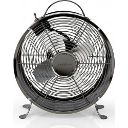 Nedis Ventilateur de bureau rétro Diamètre 25cm 2 Vitesses Bronze