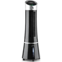 Klarstein Rafraîchisseur d'air Skyscraper Ice Smart - Noir